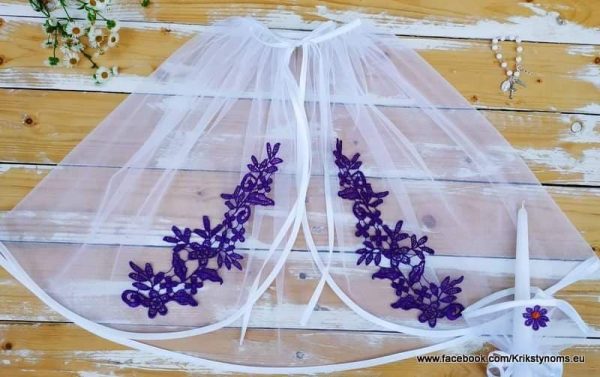 Tamsisi violetinė ugnis - šventinė skraistė