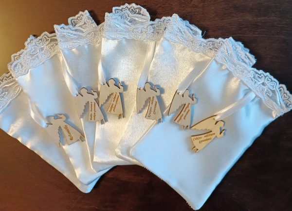 Atlasiniai palinkėjimų maišeliai